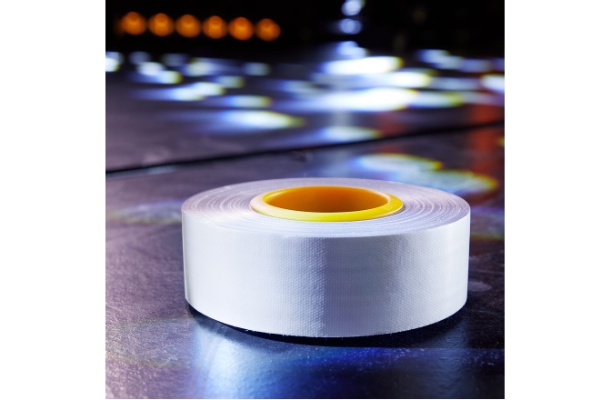 Bandă din material premium cu miez ERGO, albă, lucioasă, 50 mm x 50 m Defender EXA-TAPE W 50 ERGO-CORE
