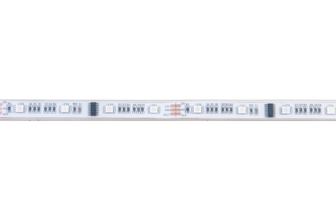 Bandă pixeli LED Eurolite LED IP Pixel Strip 160 5m RGB 12V