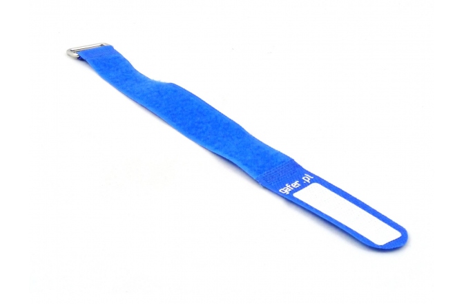 Bandă velcro pentru cabluri GAFER.PL Tie Straps 25x260mm 5 pieces blue