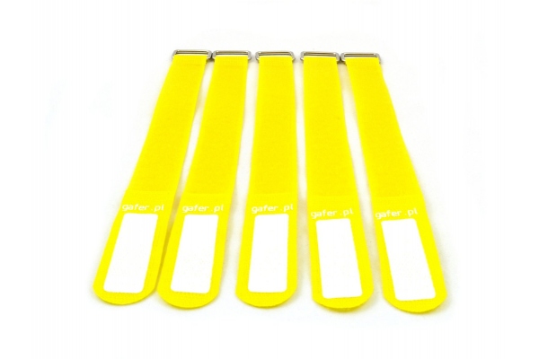 Tie Straps 25x260mm 5 pieces yellow