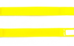 Bandă velcro pentru cabluri GAFER.PL Tie Straps 25x260mm 5 pieces yellow
