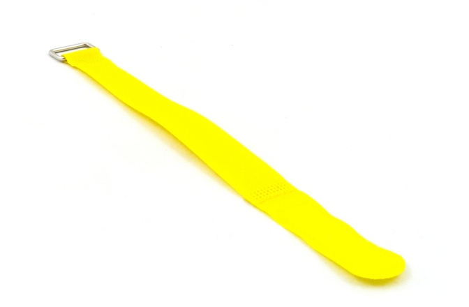 Bandă velcro pentru cabluri GAFER.PL Tie Straps 25x260mm 5 pieces yellow