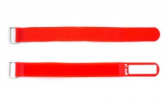 Bandă velcro pentru managementul de cabluri GAFER.PL Tie Straps 25x260mm 5 pieces red