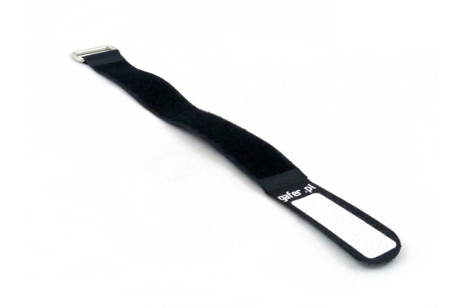 Bandă velcro pentru managementul de cabluri GAFER.PL Tie Straps 25x400mm 5 pieces black