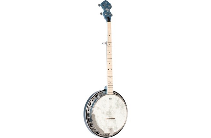 Banjo Left Hand Ortega Falcon Series Banjo - Transparent Blue + Gigbag
