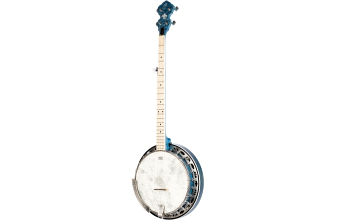 Banjo Left Hand Ortega Falcon Series Banjo - Transparent Blue + Gigbag