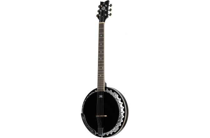 Banjo  Ortega B-Gtrade  Banjo Raven Series 6-String inclusive Gigbag - BK - Black