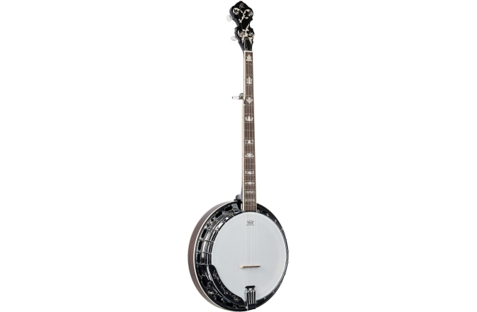Banjo Ortega Falcon Series Banjo 5 String - Flamed Maple Natural + Bag