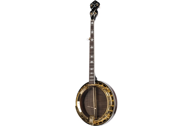 Banjo Ortega Falcon Series Banjo 5 String - Flamed Maple Natural + Bag