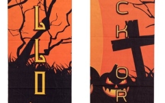 Banner set Europalms Halloween Banner, Haunted House, Set of 2, 30x180cm