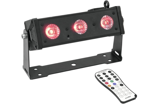 Bară compactă de culori RGBWA+UV Eurolite LED BAR-3 HCL Bar