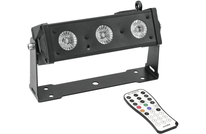 Bară compactă de culori RGBWA+UV Eurolite LED BAR-3 HCL Bar