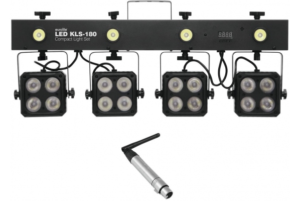 Set LED KLS-180 + QuickDMX Wireless receiver