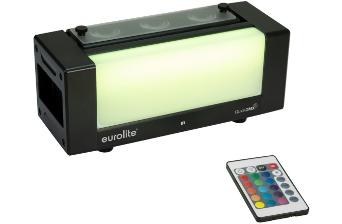 Bară cu LED înclinabilă Eurolite AKKU Bar-3 Glow QCL Flex QuickDMX