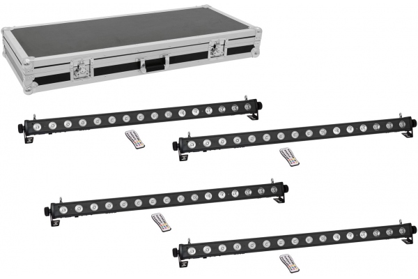 Set 4x LED PIX-16 QCL Bar + Case