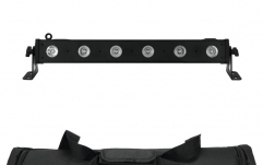 Bară de lumini Eurolite Set 2x LED BAR-6 QCL RGBA + Soft Bag