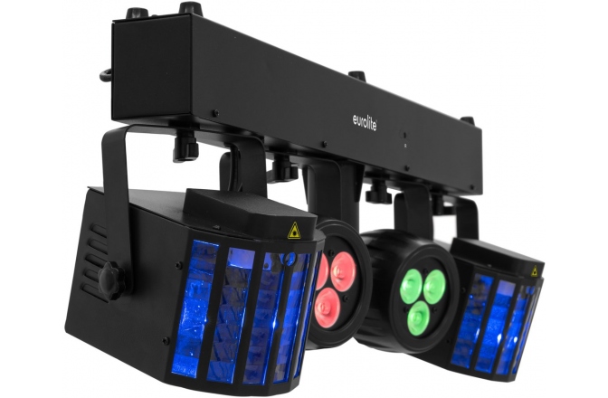 Bară de lumini și efecte Eurolite LED KLS-120 Laser FX II Compact Light Set