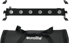 Bară spotlight Eurolite Set 2x LED BAR-6 QCL RGBW + Soft Bag