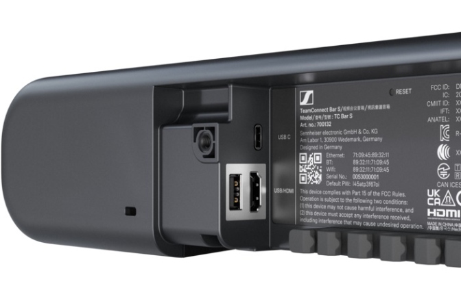 Bară video USB All-In-One Sennheiser TeamConnect Bar S