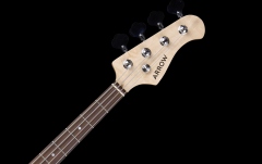 Bas electric Arrow  Louisiana 4 Bass Night Black Rosewood/White