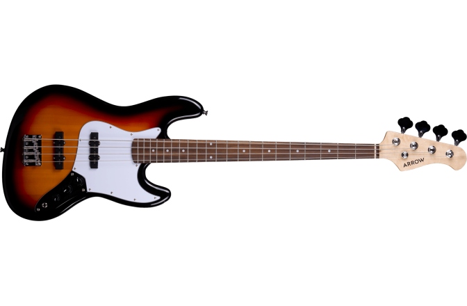 Bas electric Arrow Louisiana 4 Bass Sunburst Rosewood/White