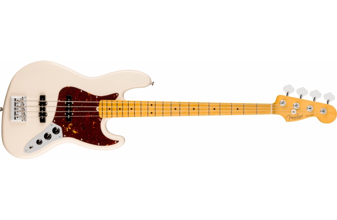 4 húros elektromos basszusgitár Fender American Professional Jazz Bass Maple Fingerboard Olympic White