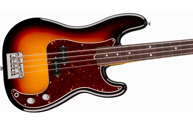 4 húros elektromos basszusgitár Fender American Professional Precision Bass Rosewood Fingerboard 3-Color Sunburst