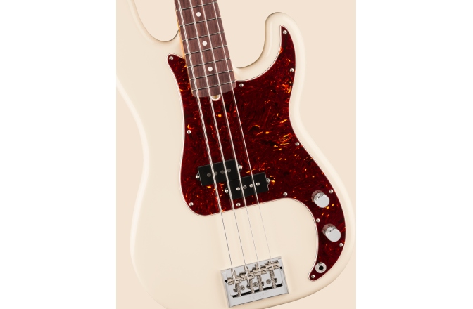 4 húros elektromos basszusgitár Fender American Professional Precision Bass Rosewood Fingerboard Olympic White