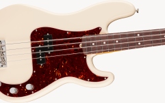 4 húros elektromos basszusgitár Fender American Professional Precision Bass Rosewood Fingerboard Olympic White