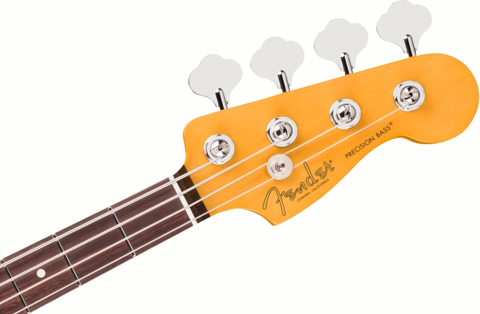 4 húros elektromos basszusgitár Fender American Professional Precision Bass Rosewood Fingerboard Olympic White