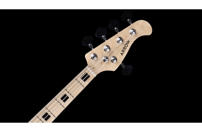 Bas electric cu 5 corzi Arrow Louisiana 5 Bass Natural Maple/Black