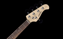 Bas electric cu 5 corzi Arrow Session Bass 5 Bone White Rosewood/T-shell