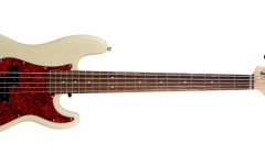 Bas electric cu 5 corzi Arrow Session Bass 5 Bone White Rosewood/T-shell