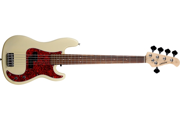 Session Bass 5 Bone White Rosewood/T-shell
