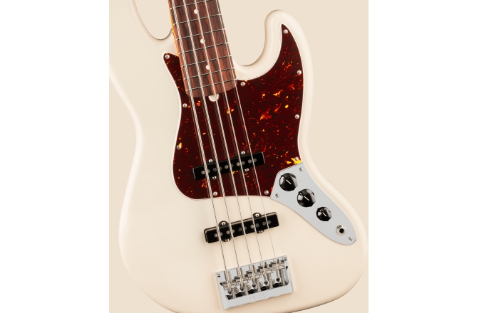 5 húros basszusgitár Fender American Professional Jazz Bass V Rosewood Fingerboard Olympic White