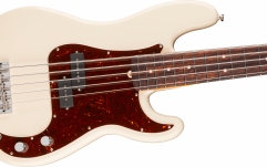 5 húros basszusgitár Fender American Professional Precision Bass V Rosewood Fingerboard Olympic White