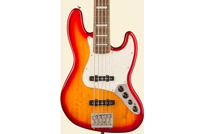 Bas electric cu 5 corzi Fender Squier Classic Vibe Active '70s Jazz Bass V LRL Sienna Sunburst