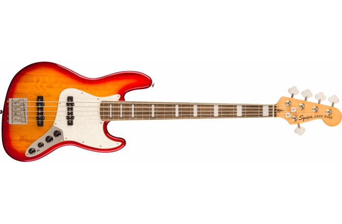 Bas electric cu 5 corzi Fender Squier Classic Vibe Active '70s Jazz Bass V LRL Sienna Sunburst