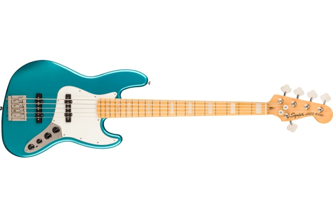 Bas electric cu 5 corzi Fender Squier Classic Vibe Active '70s Jazz Bass V MN Ocean Turquoise	