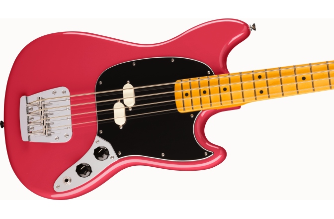 Bas electric Fender American Professional Classic Mustang Bass MN Faded Dakota Red