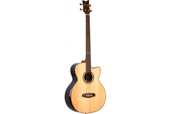 Acoustic Bass 4-String Private Room Series Medium Neck Preamp - inclusive built in Armrest, Bag