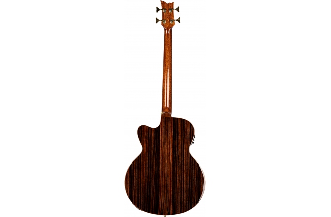 Bas Electro-Acustic Ortega Acoustic Bass 4-String Private Room Series Medium Neck Preamp - inclusive built in Armrest, Bag