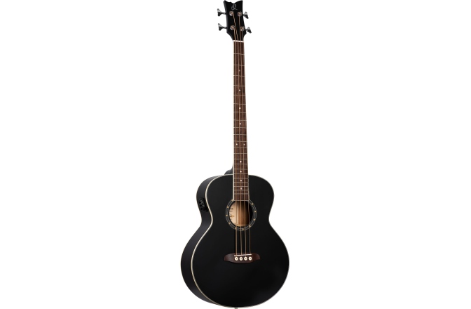 Bas electro-acustic Ortega Deep Series 7 Bass 4 String - Satin Black - Mahogany / Spruce