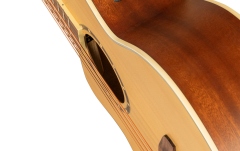 Bas electro-acustic stângaci Ortega Deep Series Acoustic Bass 4-String Lefty - Medium Scale