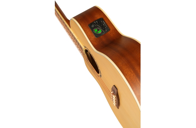 Bas electro-acustic stângaci Ortega Deep Series Acoustic Bass 4-String Lefty - Medium Scale