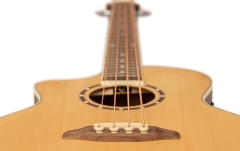 Bas electro-acustic stângaci Ortega Deep Series Acoustic Bass 4-String Lefty - Medium Scale