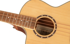 Bas electro-acustic stângaci Ortega Deep Series Acoustic Bass 4-String Lefty - Medium Scale