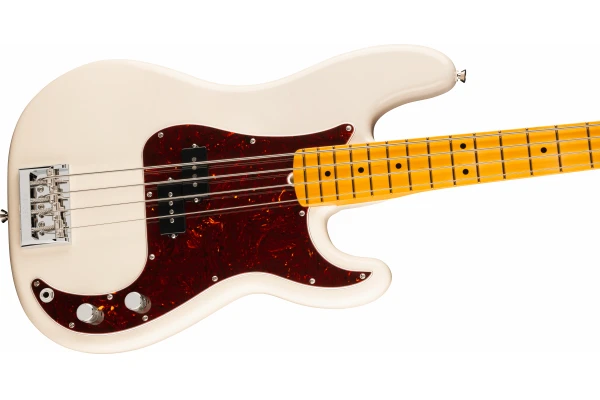 Fender American Professional Precision Bass Maple Fingerboard Olympic White — 4