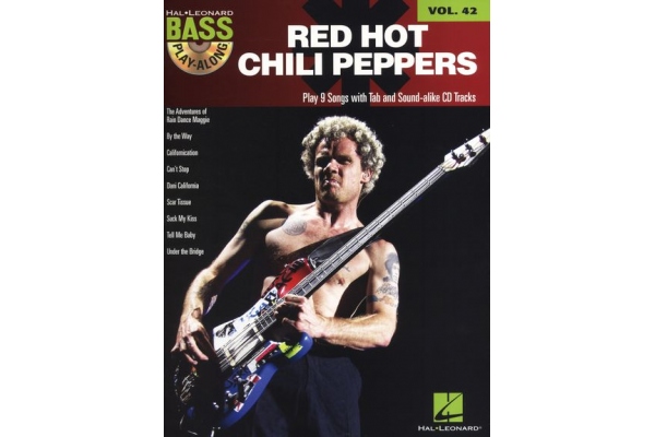 BASS PLAY ALONG VOLUME 42 RED HOT CHILI PEPPERS BGTR BK/CD