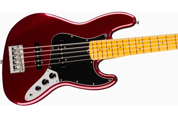 Fender American Professional Jazz Bass V Maple Fingerboard Oxblood — 4